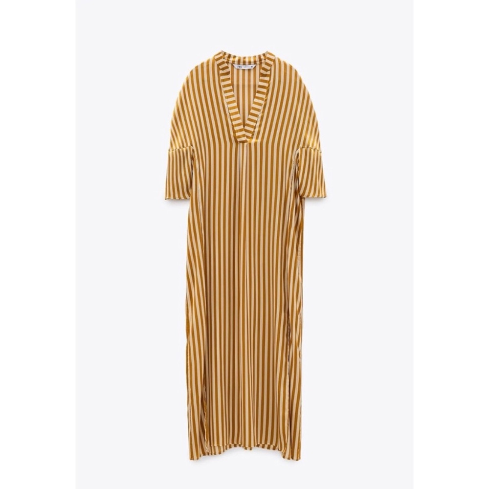Zara oversized striped tunic